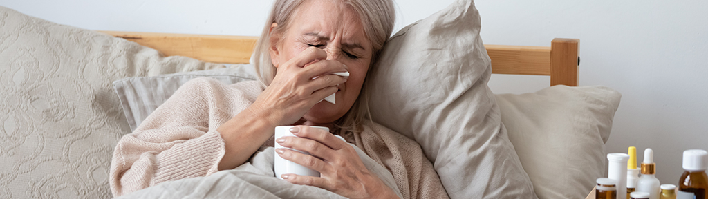 covid-19 symptom flu elderly